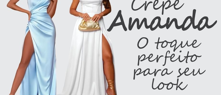 Crepe Amanda: leve, fluído e ideal para roupas femininas